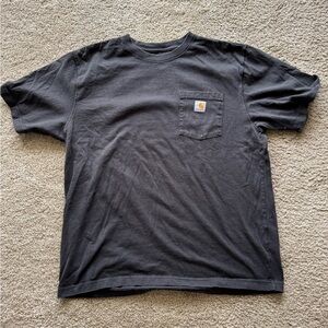 Carhartt Black Short Sleeve Tee Essential Crew Neck